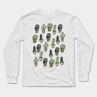 Cactus and owl Long Sleeve T-Shirt